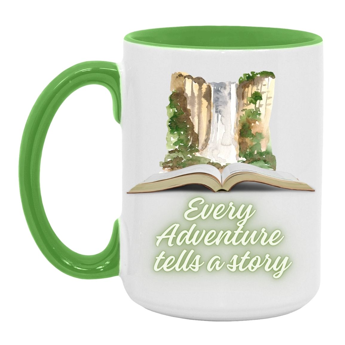 A Waterfall Adventure 15oz Accent Mug