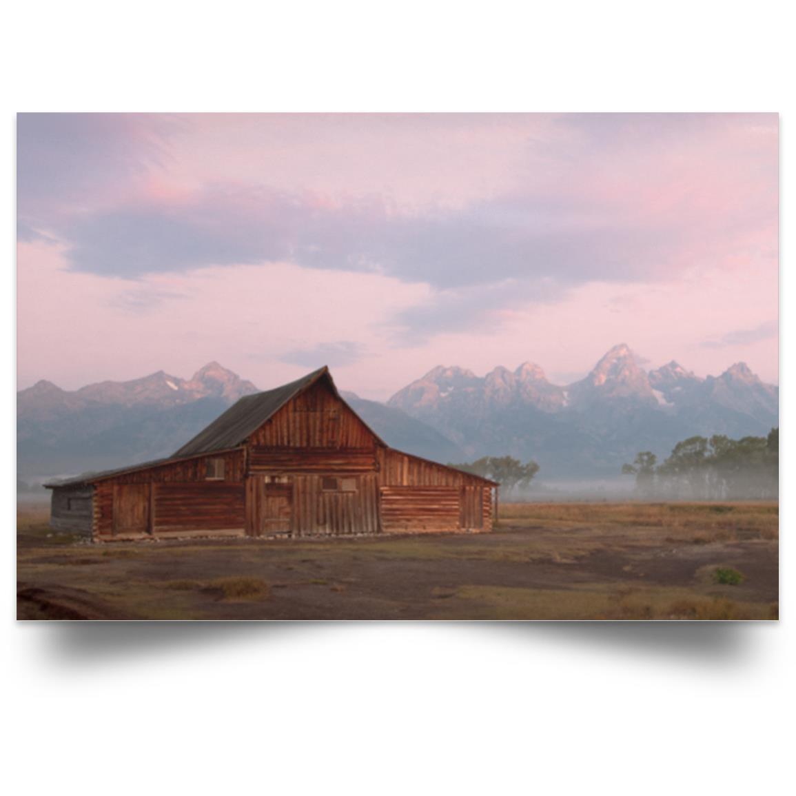 Mormon Barn Grand Teton National Park Poster