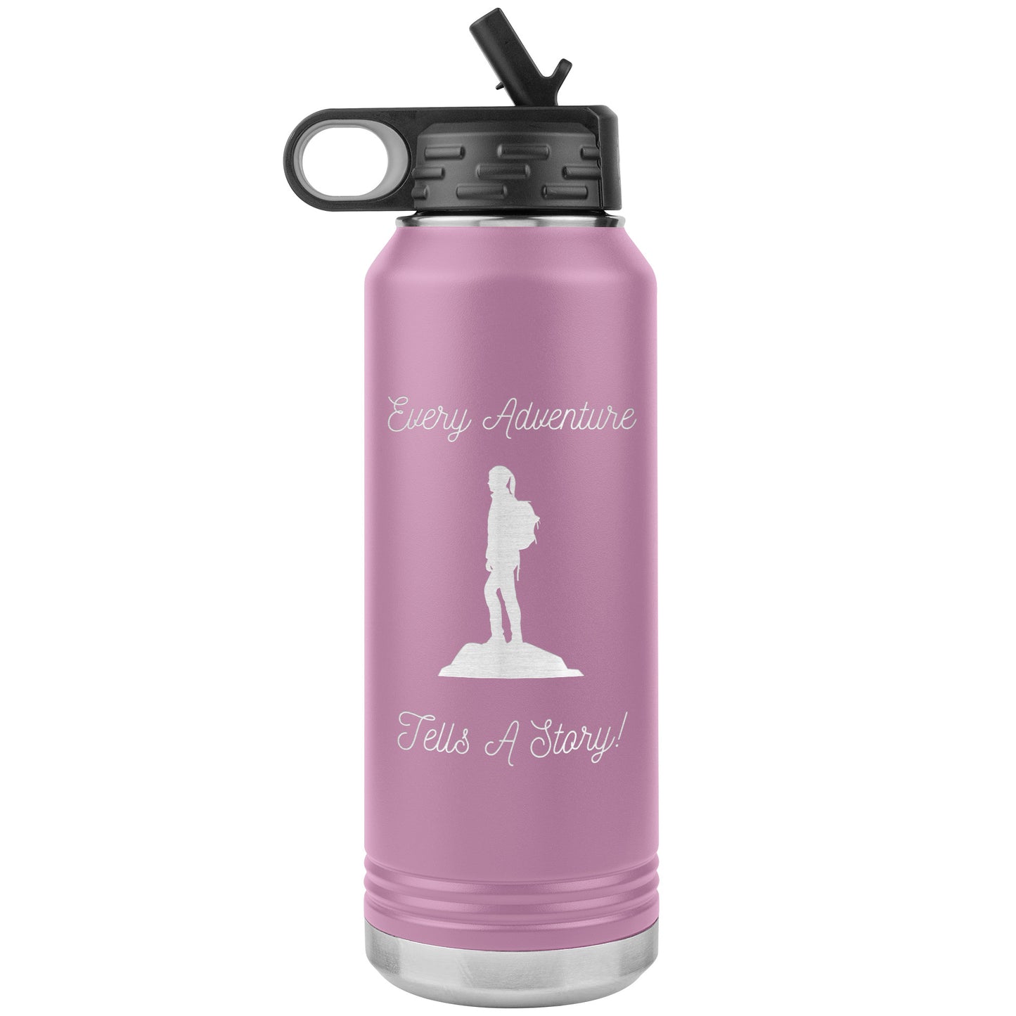 Every Adventure Tells A Story - 32oz Water Bottle Insulated